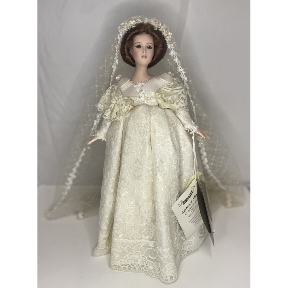 Seymour Mann "VANESSA" Porcelain Bride Doll From Connoisseur Collection No Box
